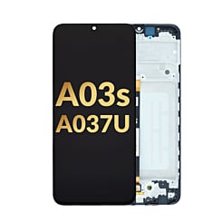 LCD Assembly with Frame for Galaxy A03s (A037U / 2021) (Single Sim TYPE-C) (Service Pack)