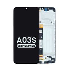 LCD Assembly with Frame for Galaxy A03s (A037U / 2021) (Single Sim TYPE-C) (Service Pack)