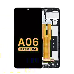 LCD Assembly with Frame for Galaxy A06 (A065 / 2024) (BLACK) (Premium)