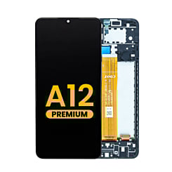 Order the LCD Assembly with Frame for Galaxy A12 A125 2020 Premium.
