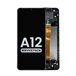 LCD Assembly with Frame for Galaxy A12 (A125 / 2020) (Service Pack)