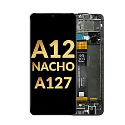 LCD Assembly with Frame for Galaxy A12 Nacho (A127 / 2021) (Service Pack)