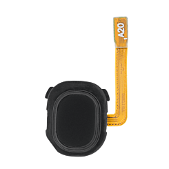 Fingerprint Sensor with Flex Cable for Galaxy A20 (A205) (BLACK)