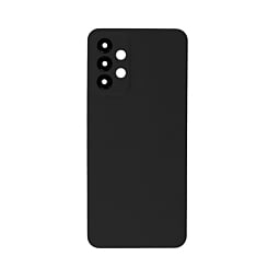 Back Glass with Camera Lens and Adhesive for Galaxy A23 5G (A236U / 2022) (NO LOGO) (BLACK)