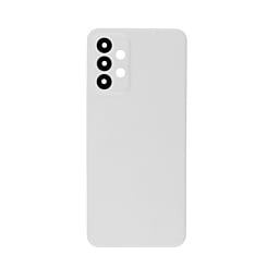 Back Glass with Camera Lens and Adhesive for Galaxy A23 5G (A236U / 2022) (NO LOGO) (WHITE)