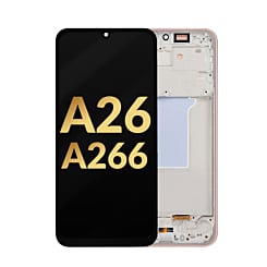 OLED Assembly with Frame for Galaxy A26 (A266 / 2025) (PEACH PINK) (Premium)