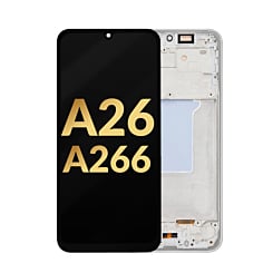 OLED Assembly with Frame for Galaxy A26 (A266 / 2025) (WHITE) (Premium)