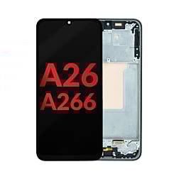 OLED Assembly with Frame for Galaxy A26 (A266/2025) (BLACK) (Aftermarket OLED)