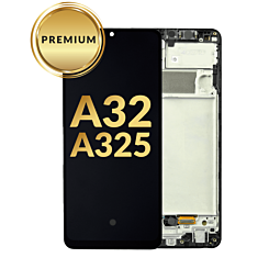 OLED Assembly with Frame for Galaxy A32 4G (A325 / 2021) (Premium)