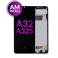 LCD Assembly with Frame for Galaxy A32 4G (A325 / 2021) (Without Fingerprint Sensor) (Aftermarket Incell)