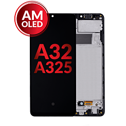 OLED Assembly with Frame for Galaxy A32 4G (A325 / 2021) (Aftermarket OLED)
