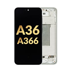 OLED Assembly with Frame for Galaxy A36 (A366 / 2025) (LIME) (Premium)