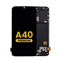 OLED Assembly with Frame for Galaxy A40 (A405 / 2019) (Premium)