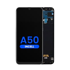 LCD Assembly with Frame for Galaxy A50 (A505U / 2019) (Without Fingerprint Sensor) (Aftermarket Incell)
