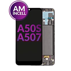 LCD Assembly with Frame for Galaxy A50s (A507 / 2019) (Without Fingerprint Sensor) (Aftermarket Incell)