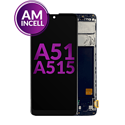 LCD Assembly with Frame for Galaxy A51 4G (A515 / 2019) (Without Fingerprint Scanner) (Aftermarket Incell)