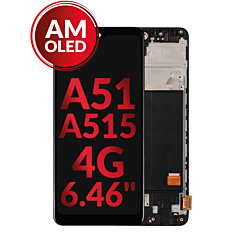 OLED Assembly with Frame (6.46") for Galaxy A51 4G (A515 / 2019) (Aftermarket OLED)