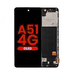 OLED Assembly with Frame (6.46") for Galaxy A51 4G (A515 / 2019) (Aftermarket OLED)