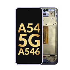 OLED Assembly with Frame for Galaxy A54 5G (A546 / 2023) (AWESOME VIOLET) (Service Pack)