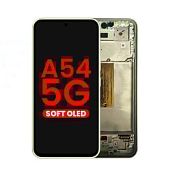 OLED Assembly with Frame for Galaxy A54 5G (A546 / 2023) (AWESOME LIME) (Aftermarket OLED)
