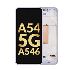 OLED Assembly with Frame for Galaxy A54 5G (A546 / 2023) (AWESOME VIOLET) (Premium)