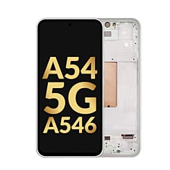 OLED Assembly with Frame for Galaxy A54 5G (A546 / 2023) (AWESOME WHITE) (Premium)