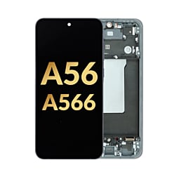 OLED Assembly with Frame for Galaxy A56 (A566 2025) (GRAPHITE) (Premium)