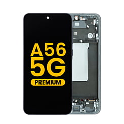 OLED Assembly with Frame for Galaxy A56 (A566 2025) (GRAPHITE) (Premium)