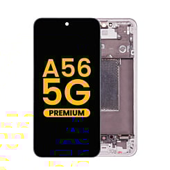 OLED Assembly with Frame for Galaxy A56 (A566 2025) (PINK) (Premium)