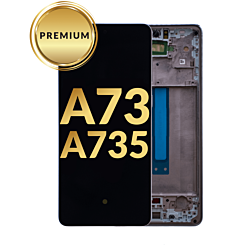 OLED Assembly with Frame for Galaxy A73 (A735 / 2022) (MINT) (Premium)