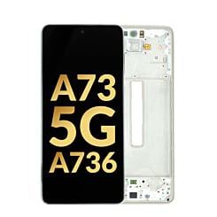 OLED Assembly with Frame for Galaxy A73 5G (A736 / 2022) (GRAY) (Service Pack)