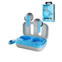 Skullcandy Dime XT 2 True Wireless - Light Grey/Blue (Only Ground Shipping)
