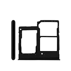 Dual Sim Card Tray for Galaxy A20E (A202) / A10E (A102) (BLACK)