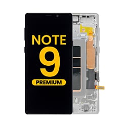 OLED Assembly with Frame for Galaxy Note 9 N960 (CLOUD SILVER) (Premium)