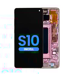 LCD Assembly with Frame for Galaxy S10 (G973) (without Fingerprint Sensor) (FLAMINGO PINK) (Aftermarket)
