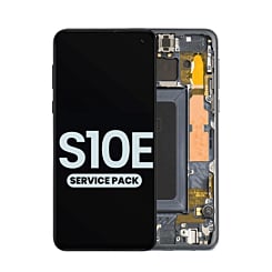OLED Assembly with Frame for Galaxy S10E G970 (PRISM BLACK) (Service Pack)