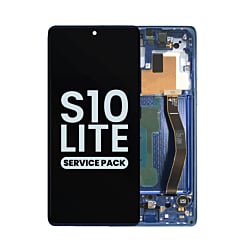 Shop the OLED assembly with frame for Galaxy S10 Lite G770 in Prism Blue service pack.