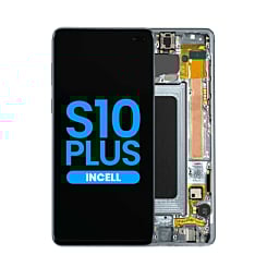 LCD Assembly with Frame for Galaxy S10 Plus (G975) (without Fingerprint Sensor) (PRISM BLUE) (Aftermarket)