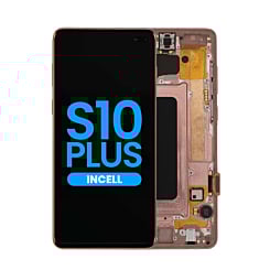 LCD Assembly with Frame for Galaxy S10 Plus (G975) (without Fingerprint Sensor) (FLAMINGO PINK) (Aftermarket)
