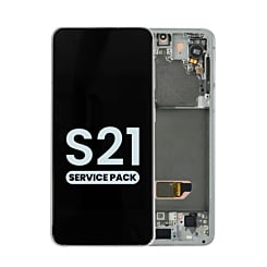 OLED Assembly with Frame for Galaxy S21 G991 (PHANTOM GRAY) (Service Pack)