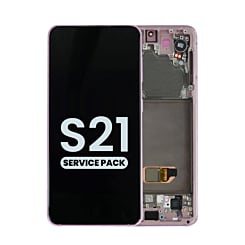 OLED Assembly with Frame for Galaxy S21 G991 (PHANTOM VIOLET) (Service Pack)