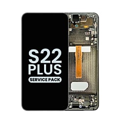 OLED Assembly with Frame for Galaxy S22 Plus S906 (PHANTOM BLACK) (Service Pack)