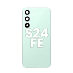 Back Glass with Adhesive for Galaxy S24FE (NO LOGO) (MINT)