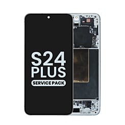OLED Assembly with Frame for Galaxy S24 Plus S926 (MARBLE GRAY) (Service Pack)