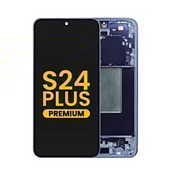 OLED Assembly with Frame for Galaxy S24 Plus (S926) (COBALT VIOLET) (Premium)