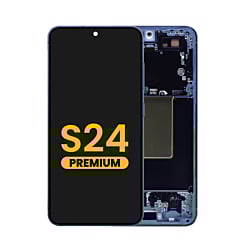 OLED Assembly with Frame for Galaxy S24 (S921) (COBALT VIOLET) (Premium)