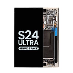 OLED Assembly with Frame for Galaxy S24 Ultra S928 (TITANIUM GRAY) (Service Pack)