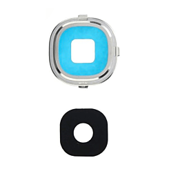 Back Camera Lens with Bracket for Galaxy S4 (WHITE)
