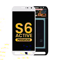 OLED Assembly without Frame for Galaxy S6 Active (G890) (WHITE) (Premium)