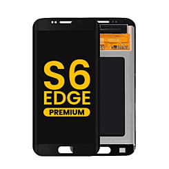 OLED Assembly without Frame for Galaxy S6 Edge (G925) (BLACK) (Premium)